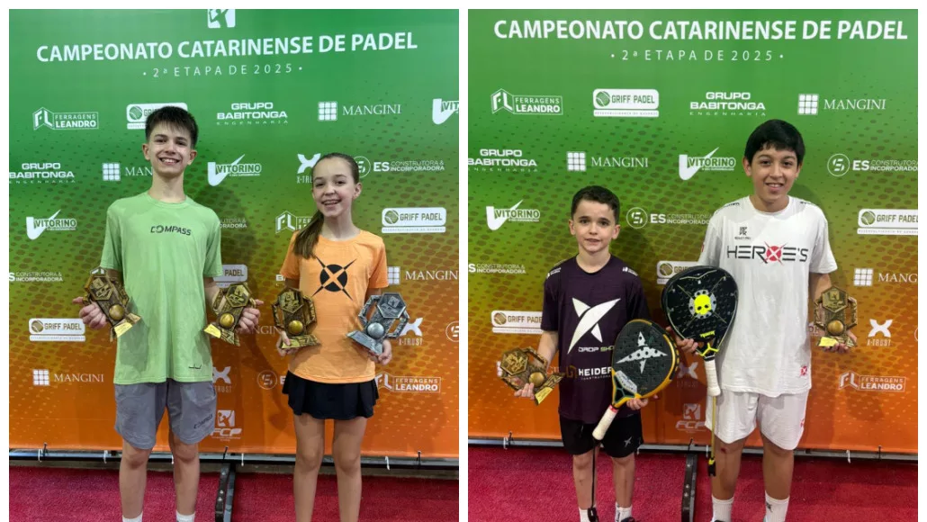 Mariana, Teodoro e Bruno tem bons resultados em Santa Catarina
(Foto: Arquivo Pessoal)