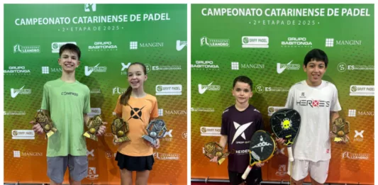 Mariana, Teodoro e Bruno tem bons resultados em Santa Catarina
(Foto: Arquivo Pessoal)