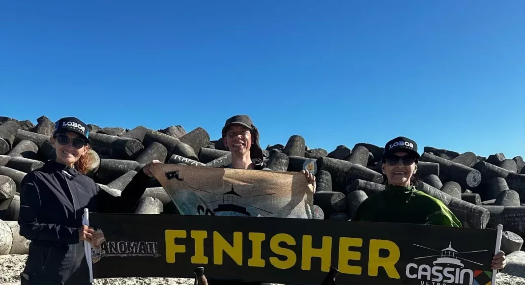 Em março deste ano, Griesang atingiu o recorde pessoal em ultramaratonas, na Cassino Ultra Racer, entre o Chuí e o Cassino (Foto: Divulgação)
