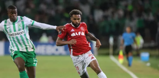 Inter perde para o Atlético Nacional, na Colômbia