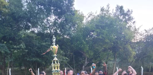Equipe não conquistava o título da competição há nove anos e fez muita festa (Foto: Felipe Rossa/Terra FM)