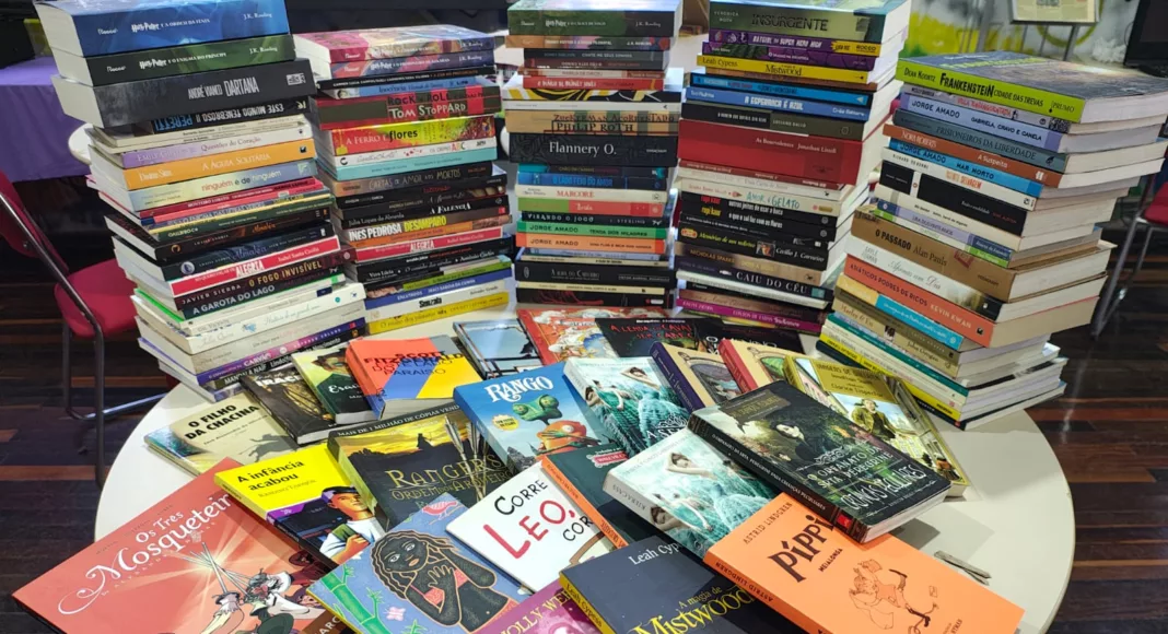 Acervo da Biblioteca Pública conta com 500 novos livros (Crédito: Divulgação)