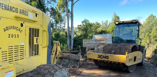 Máquinas receberão sistema de posicionamento
(Foto: Débora Kist)
