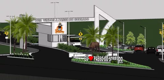 Modelo do pórtico foi apresentado na terça (Foto: Reprodução)