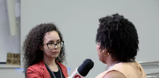 Aprovada no concurso da Assembleia Legislativa de Minas Gerais, Diana atua desde junho do ano passado em Belo Horizonte (Foto: Alexandre Netto/Divulgação)