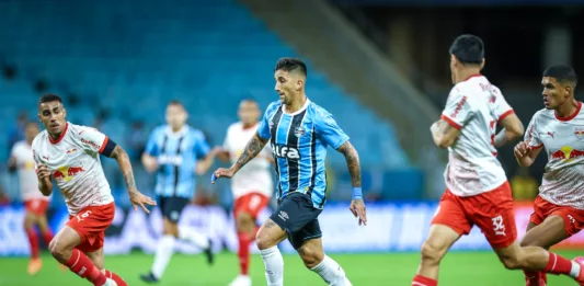 Tricolor deixou a vitória escapar (Foto: Lucas Uebel/Grêmio)